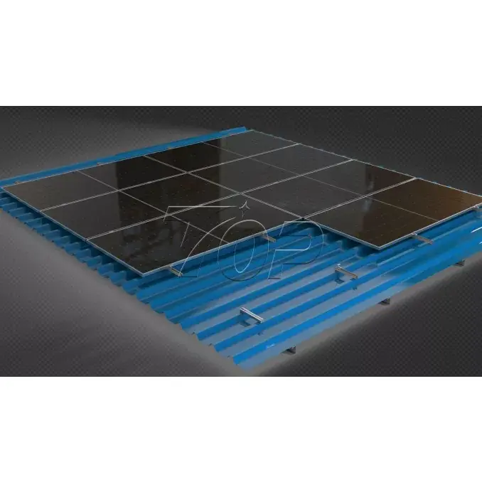 Hliníkový solárny panel montáž mini koľaj